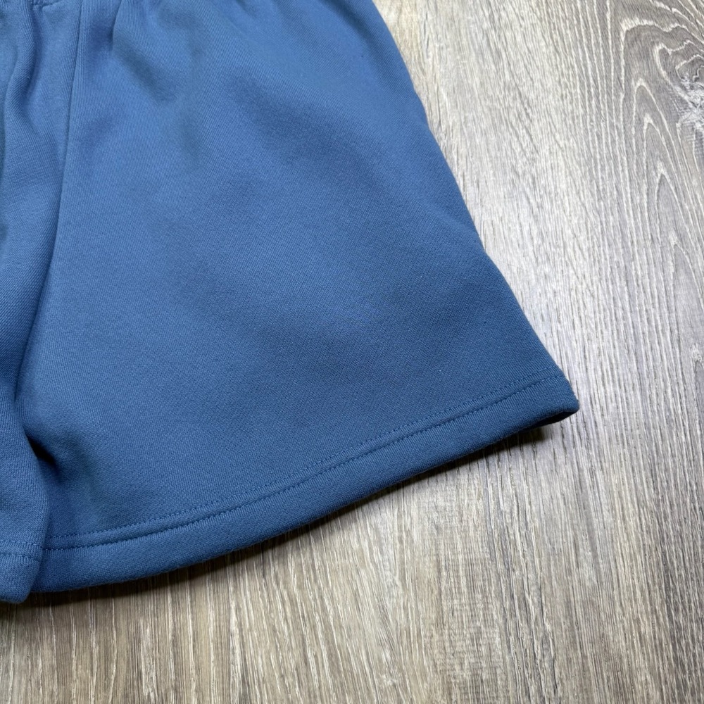 Drmers Club Mens Blue Drawstring Waist Fleece Comfort Pocket Sweat Short Size S - Picture 6 of 13